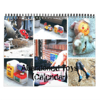 Calendário Calendário: Brinquedos abandonados