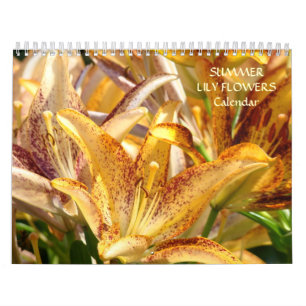 CALENDÁRIO CALENDÁRIO Calendário FLUXOS LILY Verão