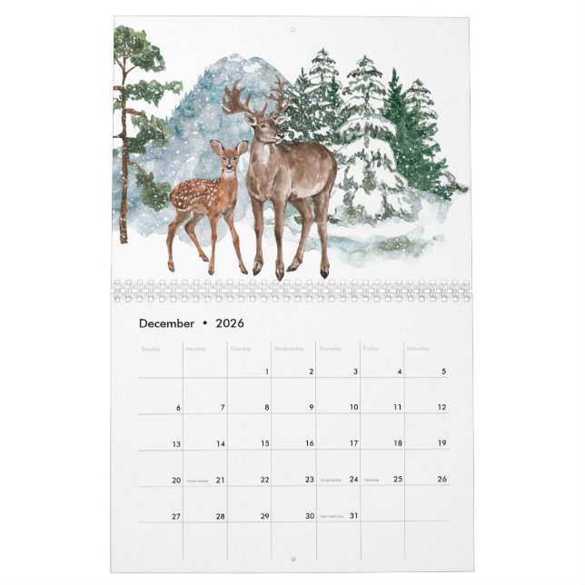 Calendário "Calendário de 12 meses 2025 - Na moda e funcional (Dez 2026)