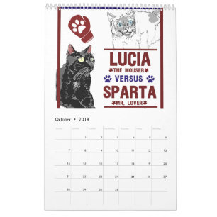 Calendário "Calendário de Crue largo velho da luta"!
