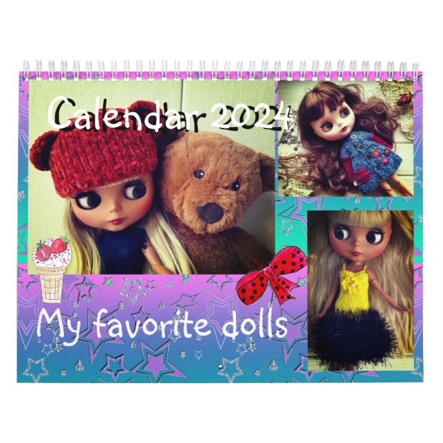 Calendário Calendário. Minhas bonecas favoritas (Capa)