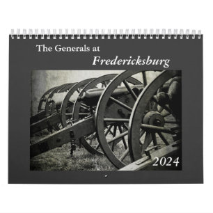 Calendário Calendário: Os Generais na Cale Fredericksburg