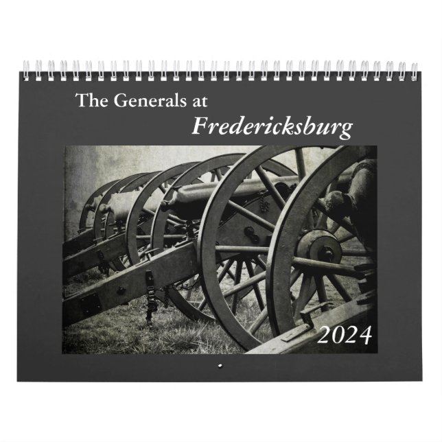 Calendário Calendário: Os Generais na Cale Fredericksburg (Capa)