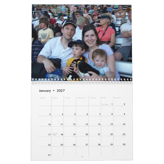 Calendário Calendário-Wheaton 2011 de Gallagher (Jan 2027)