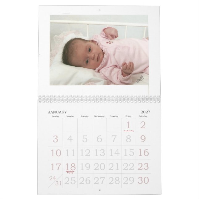 Calendário calender1 (Jan 2027)