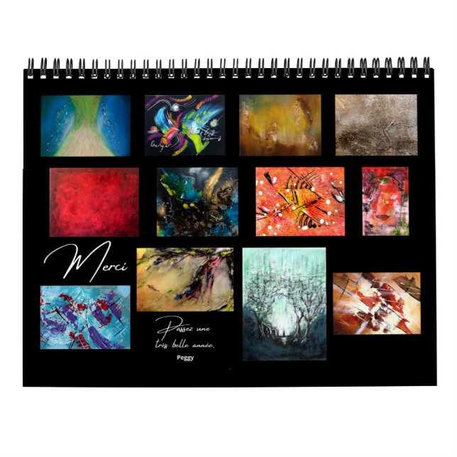 Calendário Calendrier 2025 - Peggy Drouault (Verso)