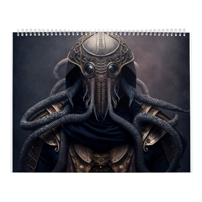 Calendário Calendrier Calendars warrior fantasy 2023 (Capa)