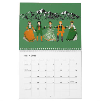 Calendário Calendrier, CORSICA, France