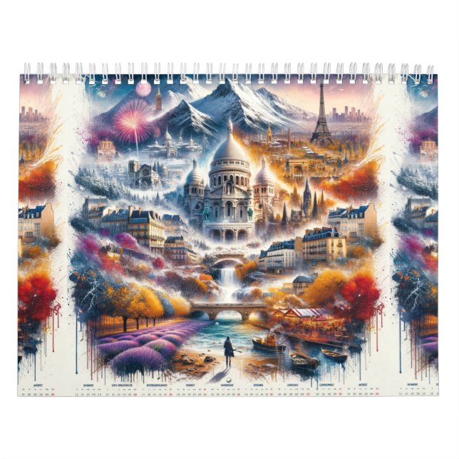 Calendário Calendrier des Merveilles Françaises: Une Odyssée (Capa)