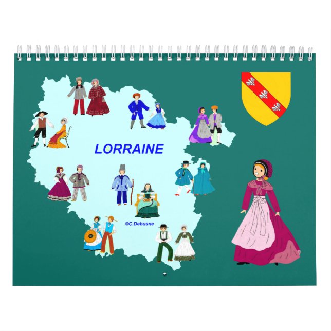 Calendário Calendrier en Lorraine, France (Capa)