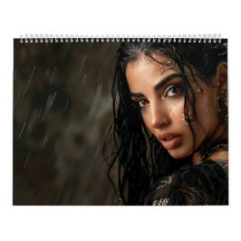 Calendário Calendrier Femme Pluie