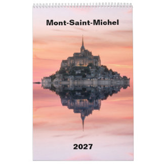 Calendário Calendrier Mont-Saint-Michel france