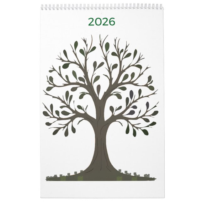 Calendário 🌿 Calendrier Mural 2026 Saisonnier - Art Nature  (Capa)