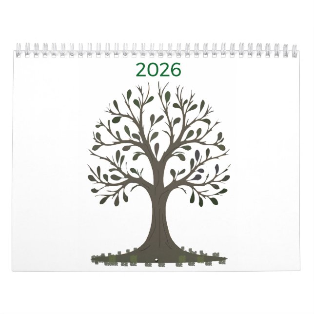 Calendário Calendrier Mural  Saisonnier - Changez l'Année (Capa)