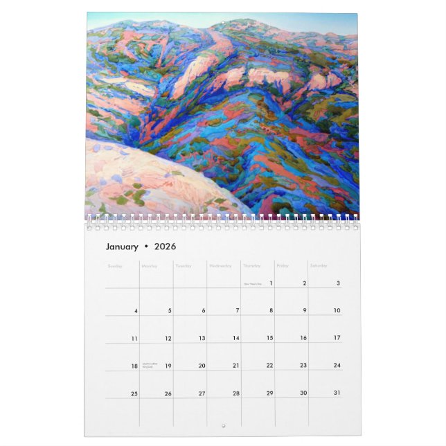 Calendário Califórnia ajardina 2013 pelo pisco de peito (Jan 2026)