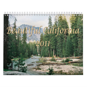 Calendário Califórnia bonita 2011