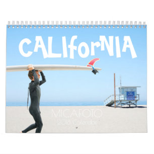 Calendário "Califórnia" E.U. ver. de 2018 MICAFO