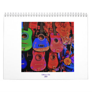 Calendário Califórnia na cor