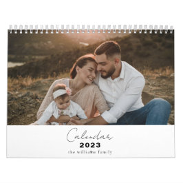 Calendário Câmara para Memórias da Família Multifoto Minimali
