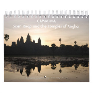 Calendário CAMBODIA: Siem Reap e o templo… - Personalizado