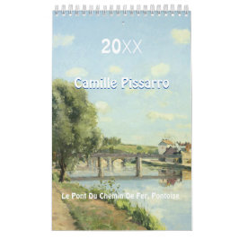 Calendário Camille Pissarro Calendar Impressionistas
