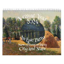 Calendário Camiseta Caneca Ímã 2024 Guardanapo Foto Poster Fe
