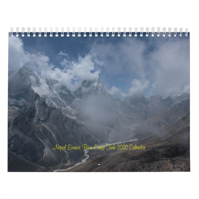 Calendário Campo base 2 do Monte Everest no Nepal (Capa)