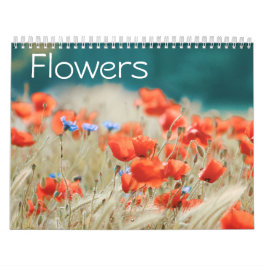 Calendário Campos de Flores