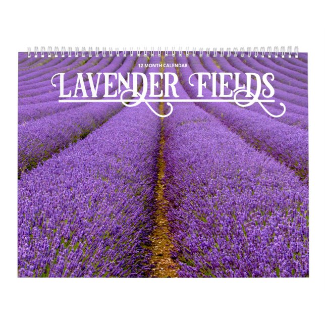 Calendário Campos de lavanda (Capa)