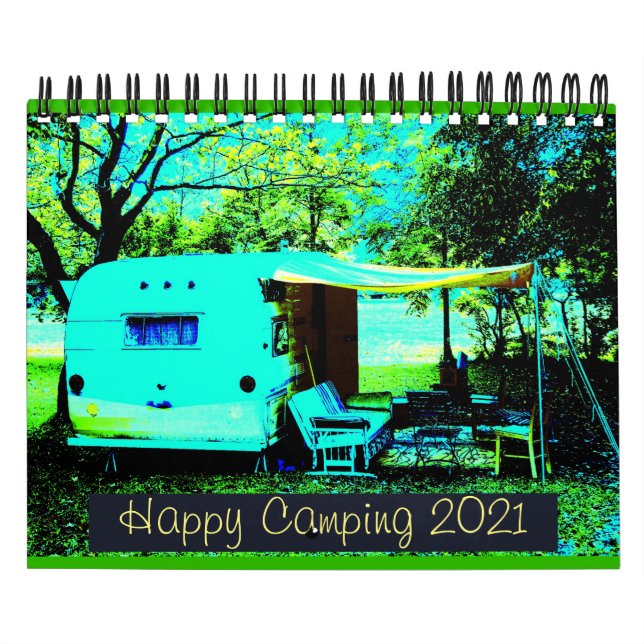 Calendário Campos de Vintage Feliz 2021 (Capa)
