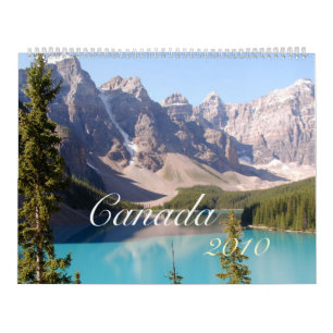 Calendário Canadá 2012