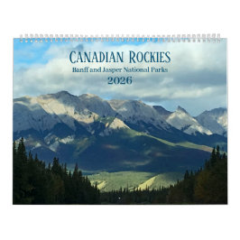 Calendário Canadian Rockies Fotográfico 12 Meses 2026