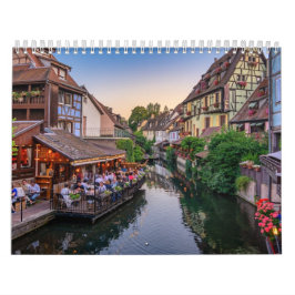Calendário Canal de Água Flor da Alsace France