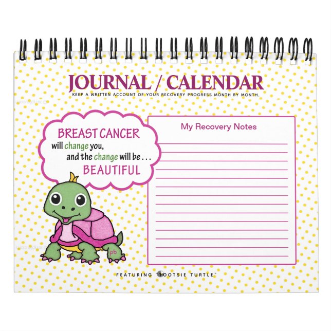 Calendário Cancro da mama SurvivorRecoveryQuotes/Diário de (Capa)