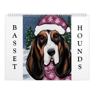 CALENDÁRIO CÃO BASSET