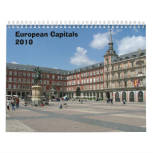 Calendário Capitais européias