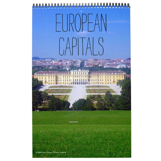 Calendário capitais europeias 2025 (Capa)
