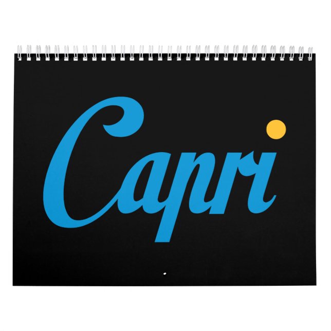 Calendário CAPRI Itália (Capa)