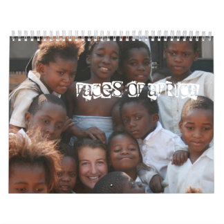 Calendário Caras de África - personalizada - personalizadas