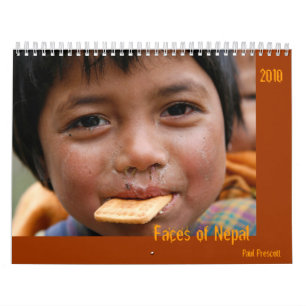 Calendário Caras de Nepal