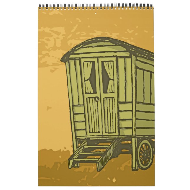 Calendário Caravana cigana (Capa)