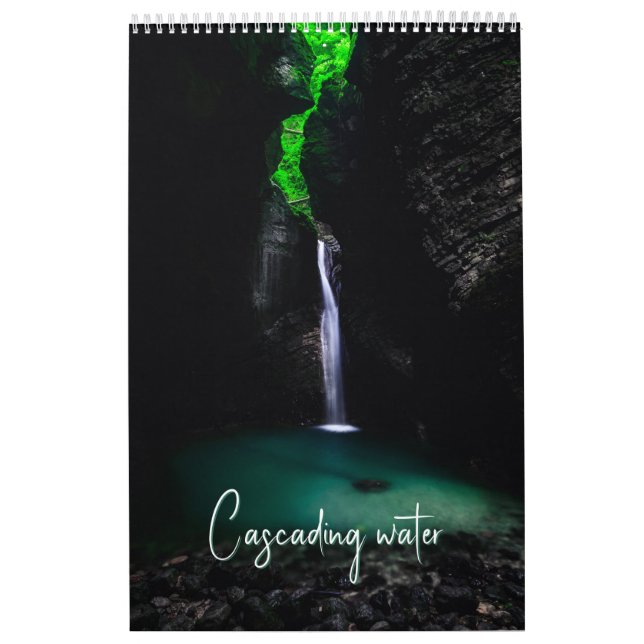 Calendário Cargas d'água em cascata (Capa)