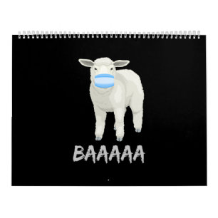Calendário Carneiros mascarados   Carneiros engraçados com d
