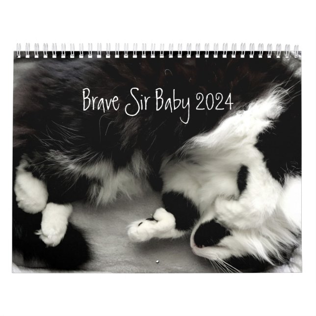 Calendário Caro Sir Baby Tuxedo Cat (Capa)