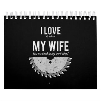 Calendário Carpinteiro Funny Wood trabalhando presente no Nat