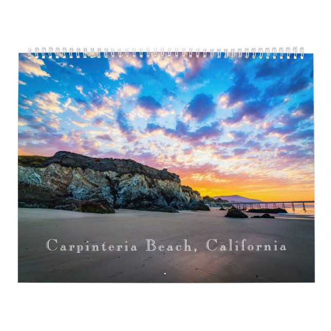 Calendário Carpinteria Beach, Califórnia (Capa)