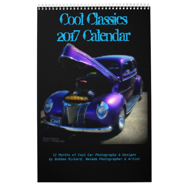 Calendário Carro de 2017 clássicos (Capa)