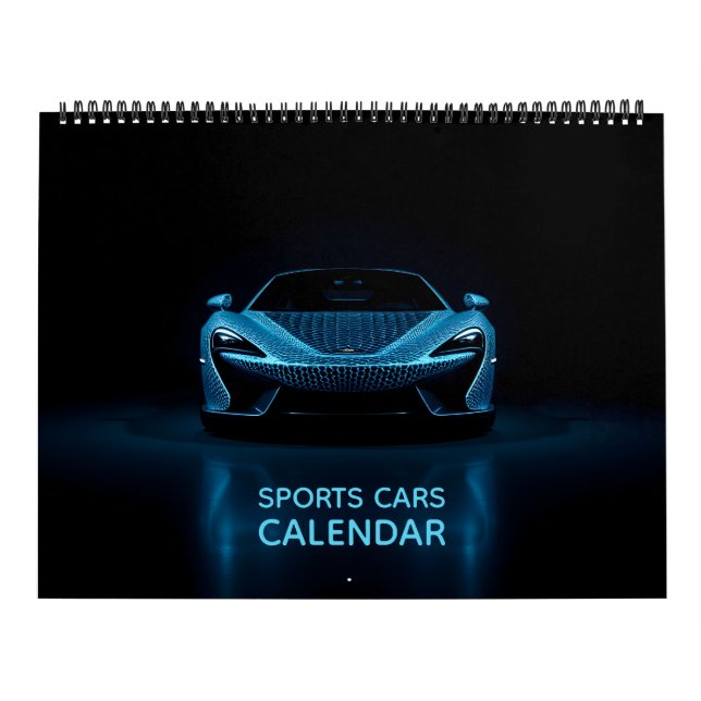 Calendário Carros desportivos (Capa)