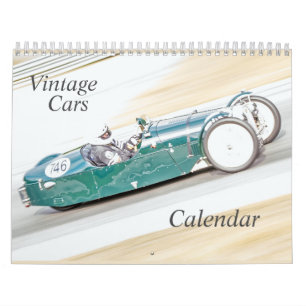 Calendário Carros vintage