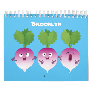 Calendário Cartografia de frutas, vegetais e plantas